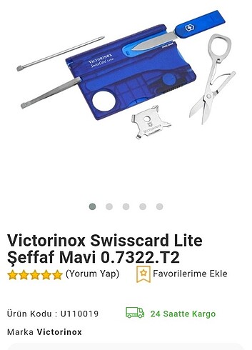 Diğer VICTORINOX SwissCard 