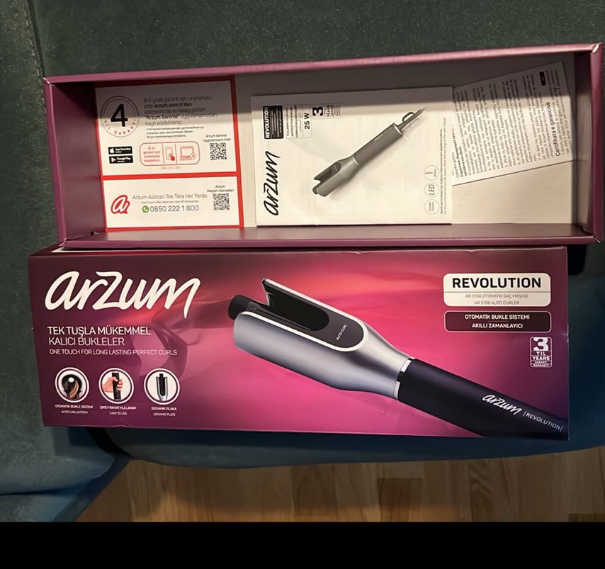 Arzum Siyah Saç Şekillendirici - Görsel 2