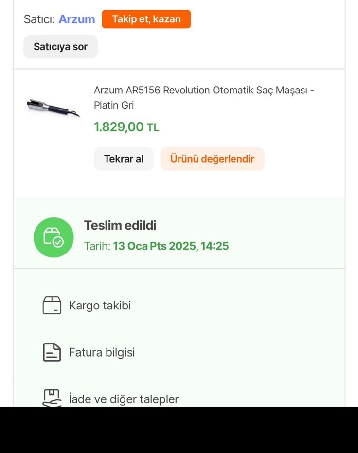 Arzum Siyah Saç Şekillendirici - Görsel 3