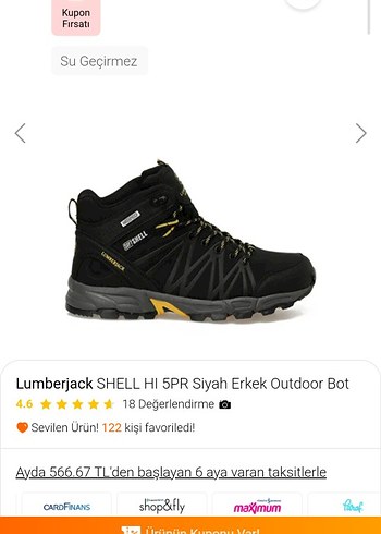 Orjinal Lumberjack Spor  Siyah Erkek Bot - Görsel 2