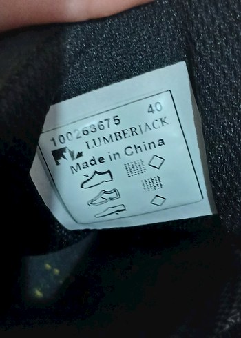 Orjinal Lumberjack Spor  Siyah Erkek Bot - Görsel 6