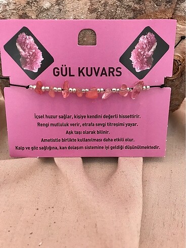 Doğal taş gül kuvars