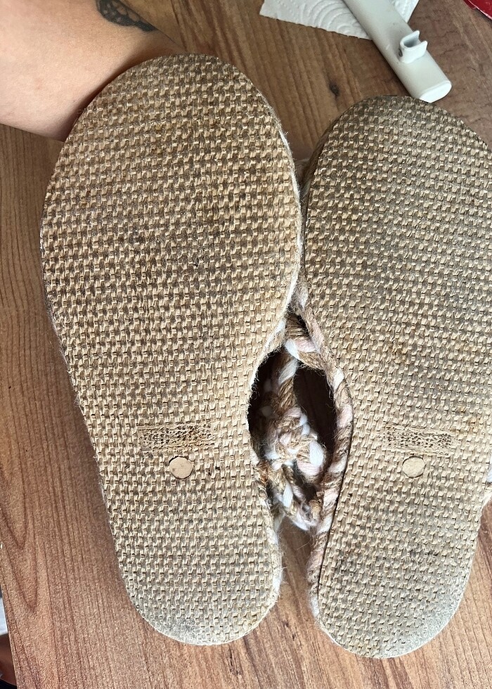 Hasır sandalet - Görsel 3