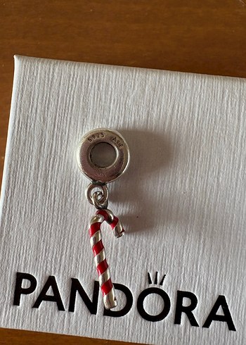 Pandora Kırmızı Şeker Kamışı Sallantılı Charm - Görsel 2