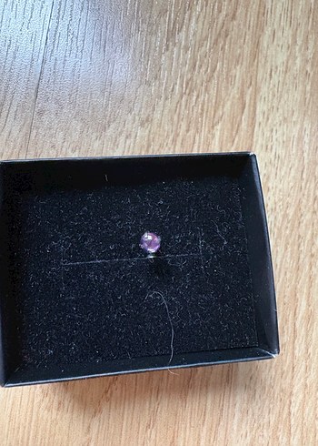 Mor Taşlı Piercing - Görsel 3