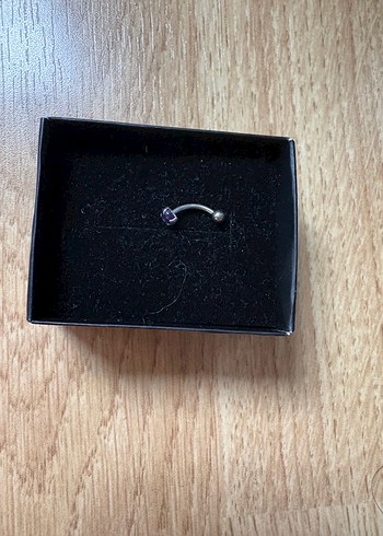 Mor Taşlı Piercing - Görsel 2