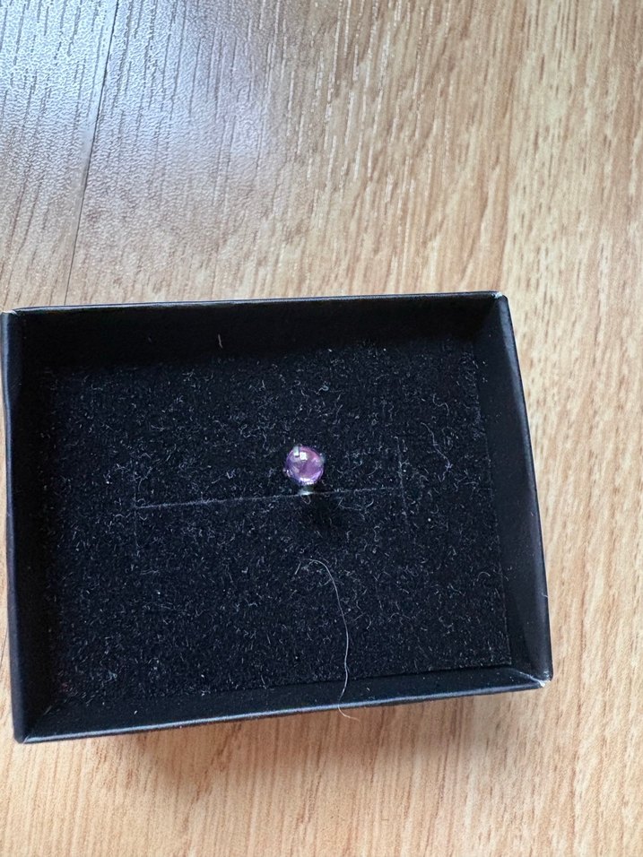 Mor Taşlı Piercing - Görsel 3