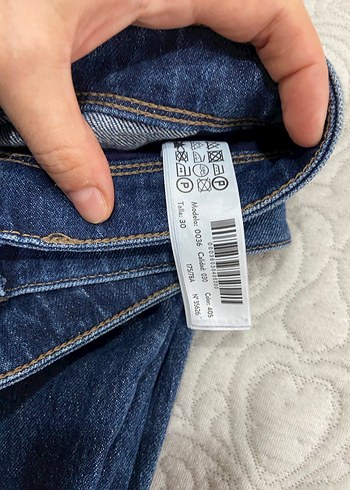 Massimo Dutti Slim Fit Erkek Kot Pantolon - Görsel 4