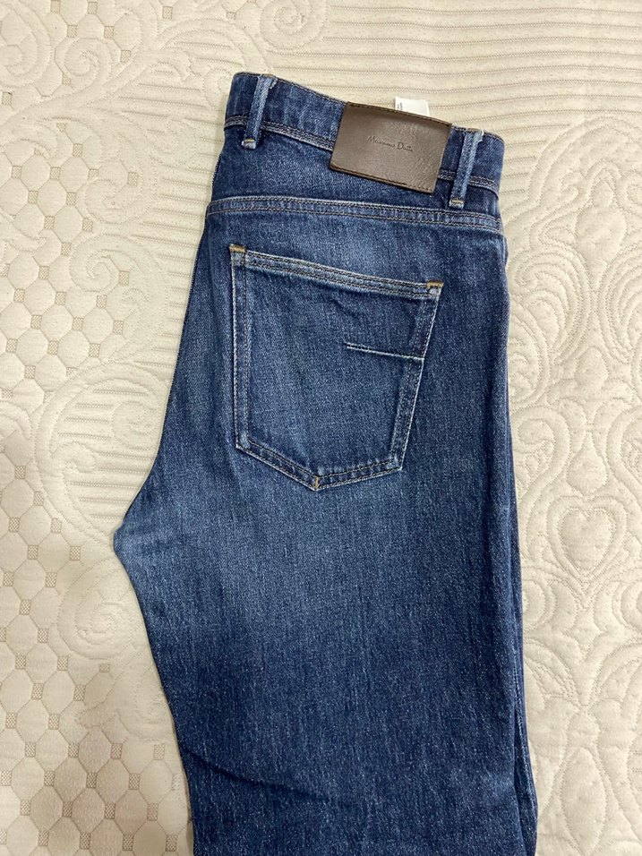 Massimo Dutti Slim Fit Erkek Kot Pantolon - Görsel 3