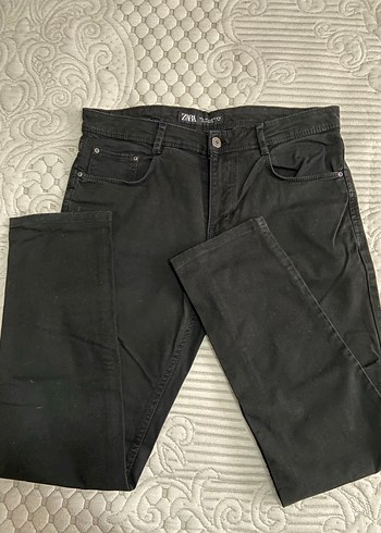 Zara ErkekSiyah  Kot Pantolon - Görsel 2