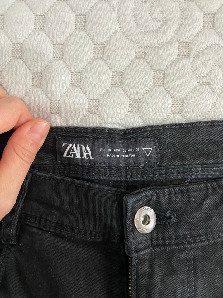 Zara ErkekSiyah  Kot Pantolon - Görsel 3