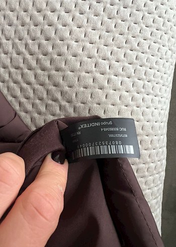 Kahverengi Fermuarlı Kadın Ceket - Görsel 6