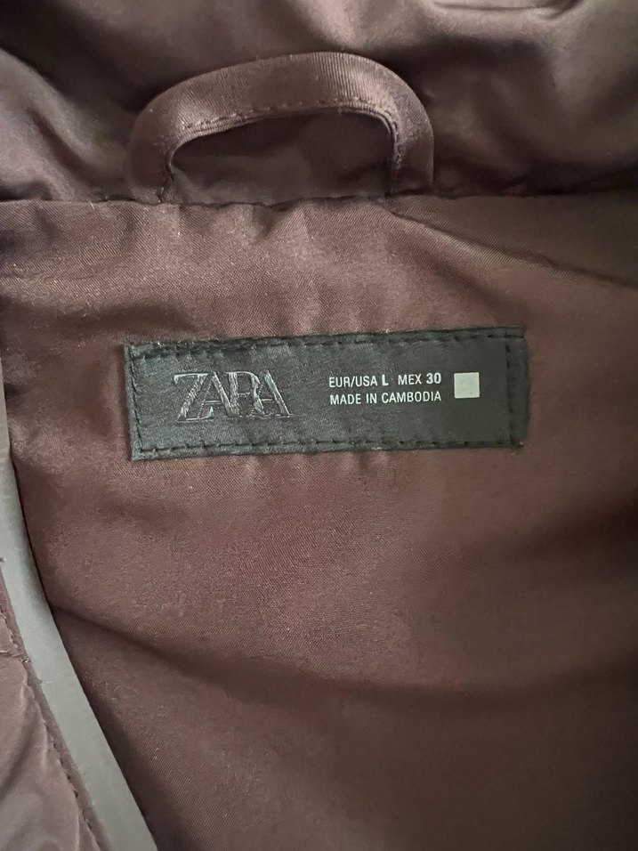 Kahverengi Fermuarlı Kadın Ceket - Görsel 4