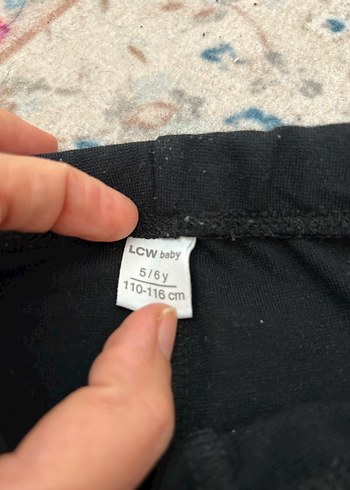 Kız Çocuk Siyah Dar Kesim Pantolon tayt - Görsel 2