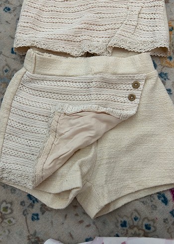 Bebek Kız çocuk Örgü Kolsuz Takım - Görsel 2