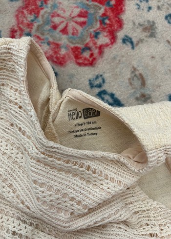 Bebek Kız çocuk Örgü Kolsuz Takım - Görsel 4