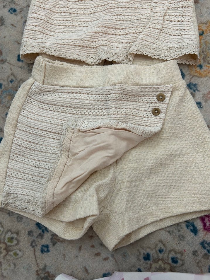 Bebek Kız çocuk Örgü Kolsuz Takım - Görsel 2