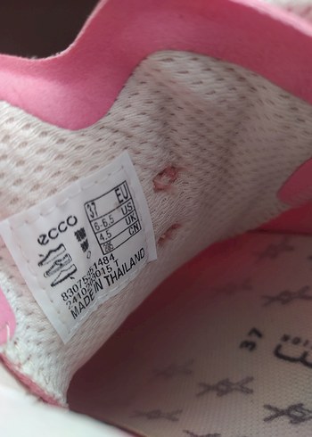 37 Beden pembe Renk Ecco ayakkabı