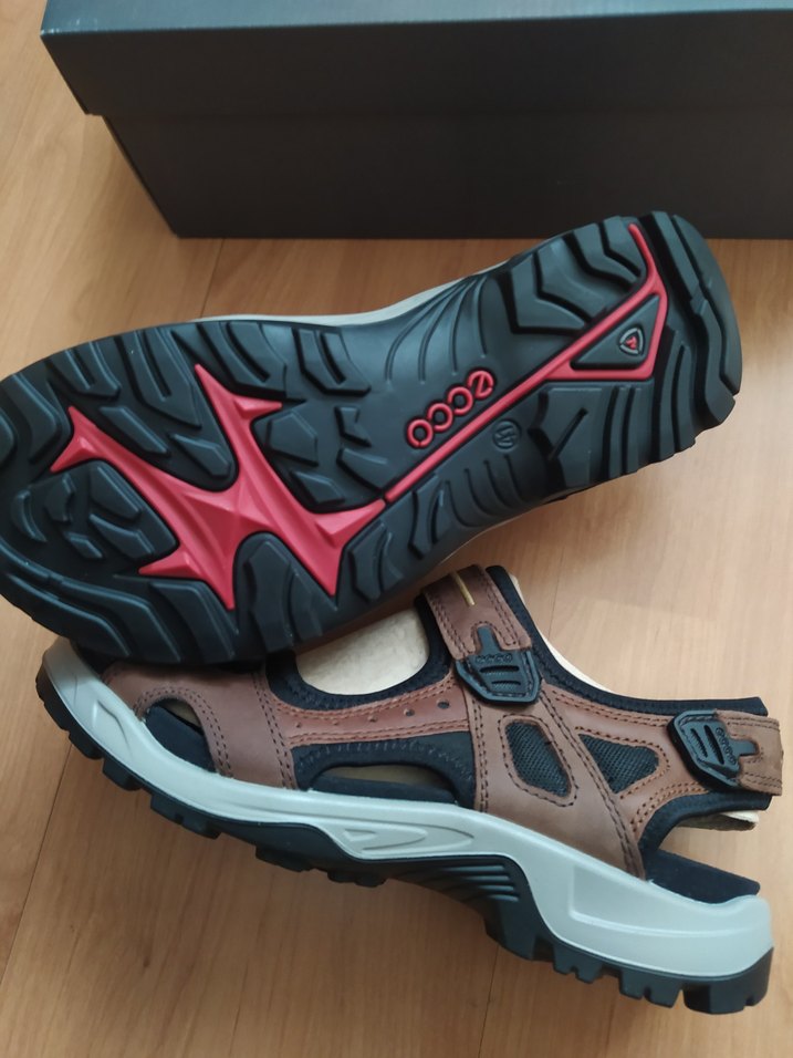 Ecco deri sandalet - Görsel 5