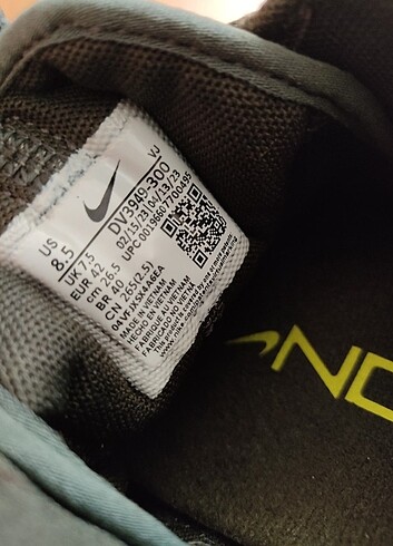 42 Beden haki Renk Nike ayakkabı 