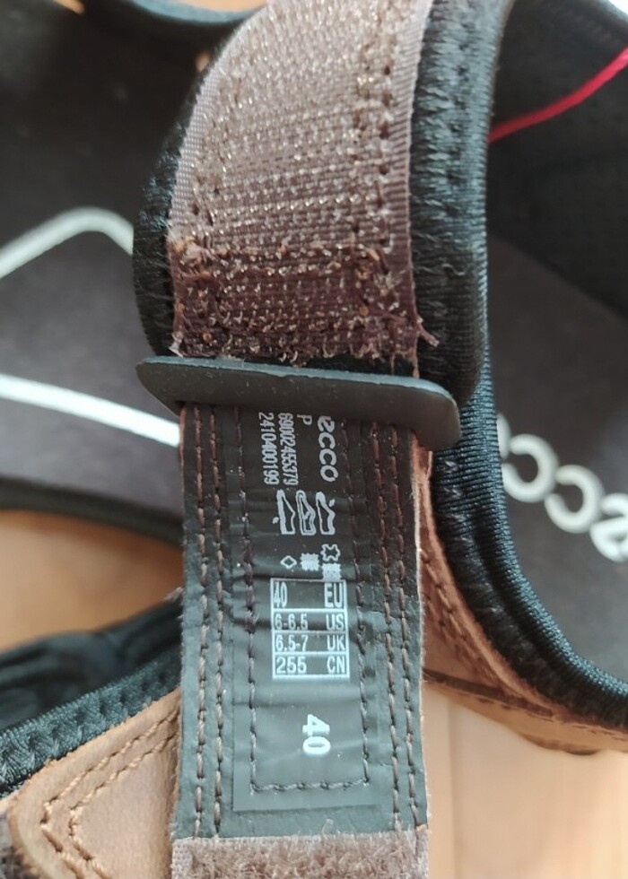 Ecco deri sandalet  - Görsel 4