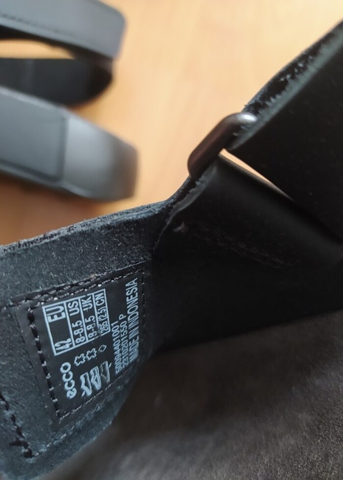 Ecco deri sandalet - Görsel 4