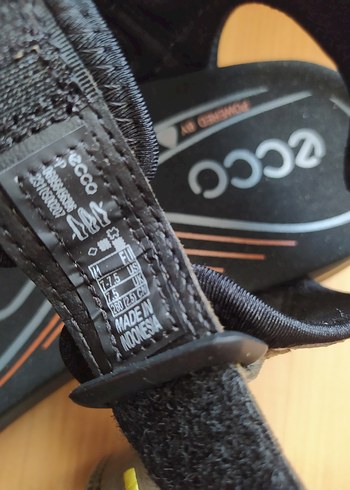 Ecco deri sandalet - Görsel 6