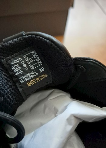 39 Beden siyah Renk Ecco gore-tex ayakkabı