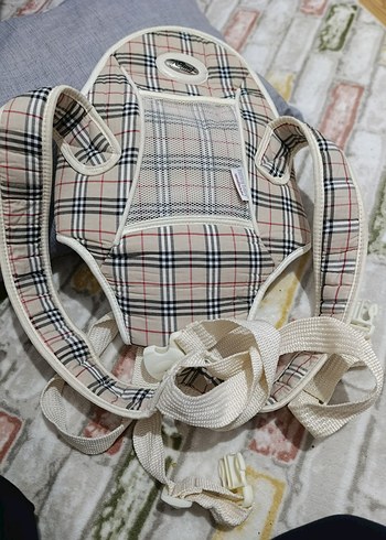 Bej Ekose Desenli Bebek Kanguru - Görsel 5