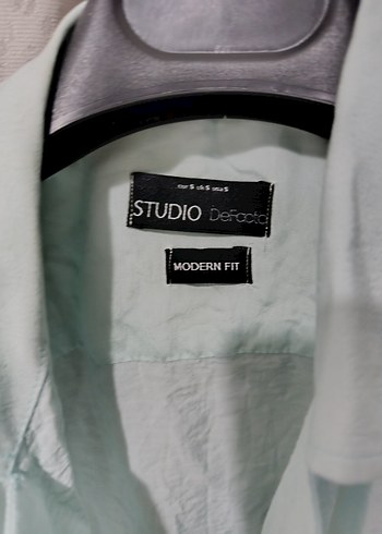 Gri Pastel Kısa Kollu Erkek Gömlek - Görsel 3