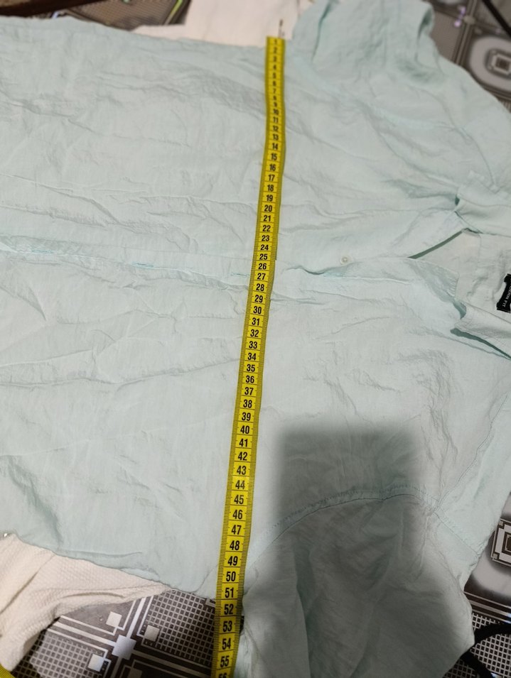 Gri Pastel Kısa Kollu Erkek Gömlek - Görsel 2