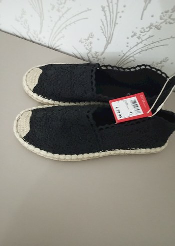 TOMS Siyah Nakışlı Örgü Kadın Espadril