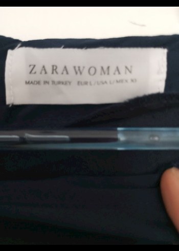 40 Beden zara lacivert elbise