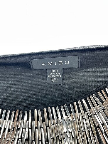 40 Beden siyah Renk PreLoved Kısa Elbise %70 İndirimli.