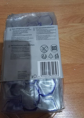 Mavi Jelli İçecek Soğutucu 2'li Set