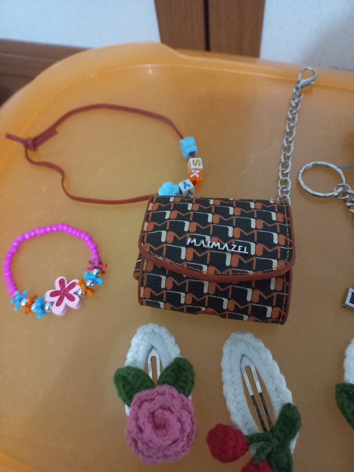 Renkli Boncuklu ve Nakışlı Kız Aksesuar Seti - Görsel 2