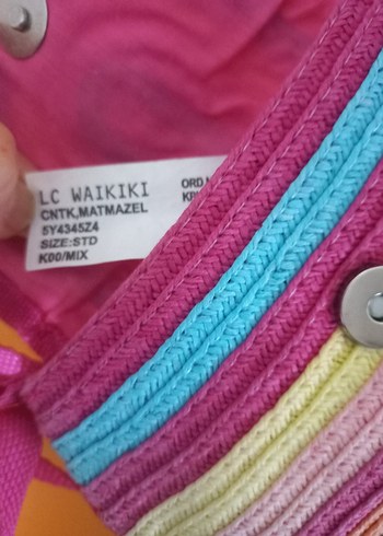 Renkli Örgü Çiçekli Bohem Kız Çantası - Görsel 3