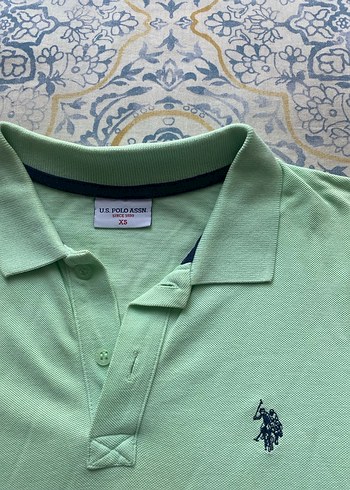 U.S Polo Assn. U.S polo Yeşil Erkek Polo Tişört