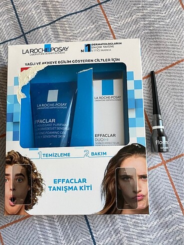 La Roche posay effaclar set + Flormar dipliner
