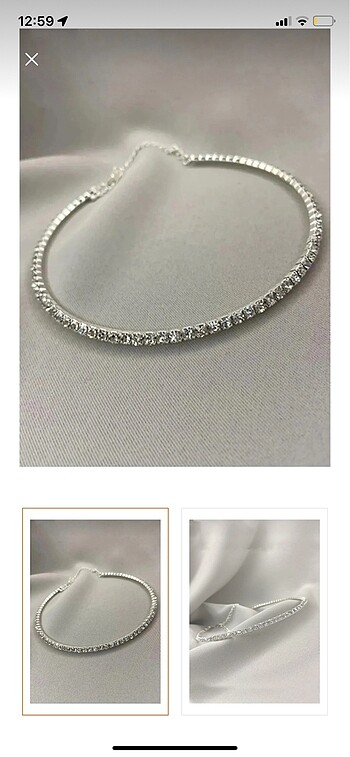 Kadın su yolu choker kolye