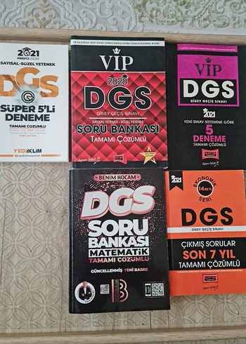DGS Soru Bankası kitaplar
