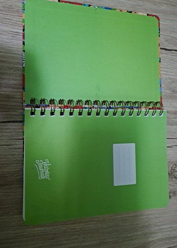 Çiçek Desenli Renkli Spiralli  Planlama Defteri - Görsel 4