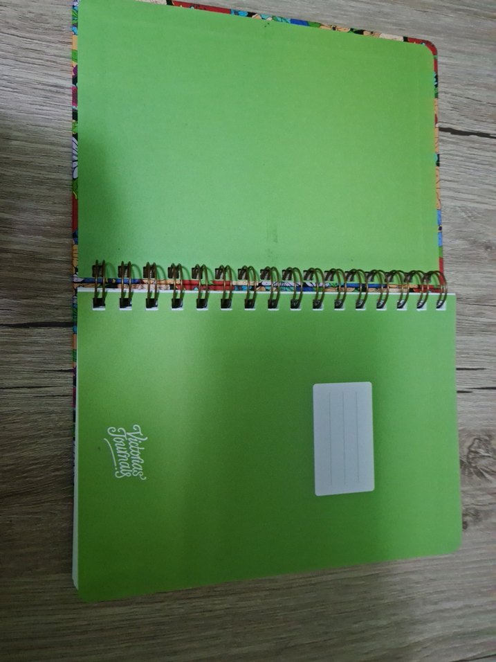 Çiçek Desenli Renkli Spiralli  Planlama Defteri - Görsel 4