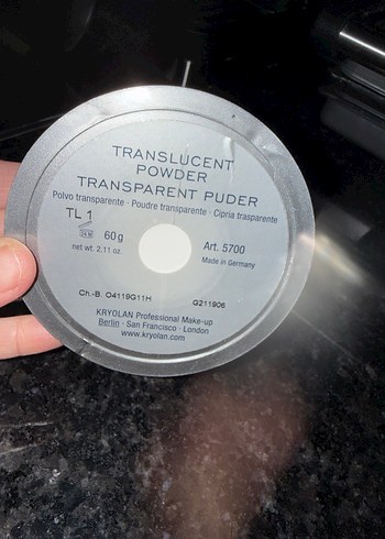 KRYOLAN transparan pudra - Görsel 2
