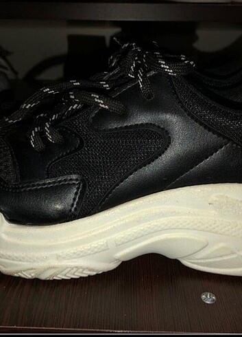 38 Beden siyah Renk Spor ayakkabı
