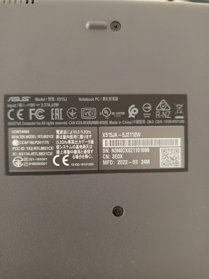 Asus i3 12 gb Ram 512 ssd wimdows home 11 laptop notebook - Görsel 5