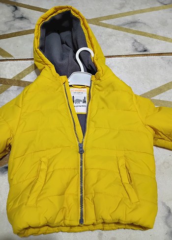 LC Waikiki lcw Sarı Kapüşonlu Erkek Çocuk Mont