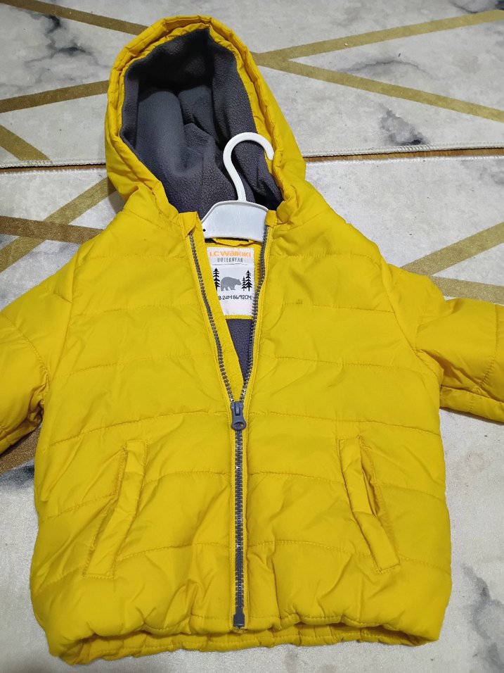 lcw Sarı Kapüşonlu Erkek Çocuk Mont - Görsel 2