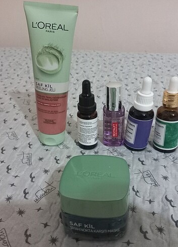 Beden )Cilt bakımı seti (Loreal Paris peeling, maske ve göz altı serum