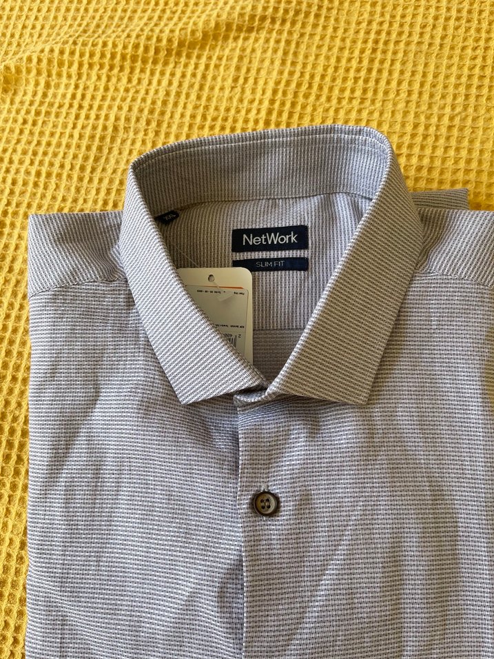 NETWORK XXL SLİM KESİM SIFIR  Erkek Gömlek - Görsel 2